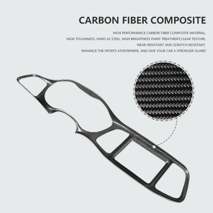 Carbon Fiber Center Console Trim Panel Frame high quality Carbon Fiber Center Console Trim Panel Frame high quality