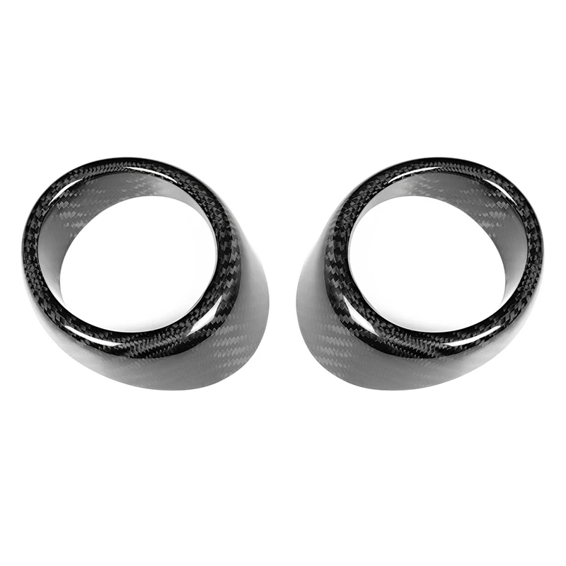Carbon Fiber Front Fog Light Trim Frame