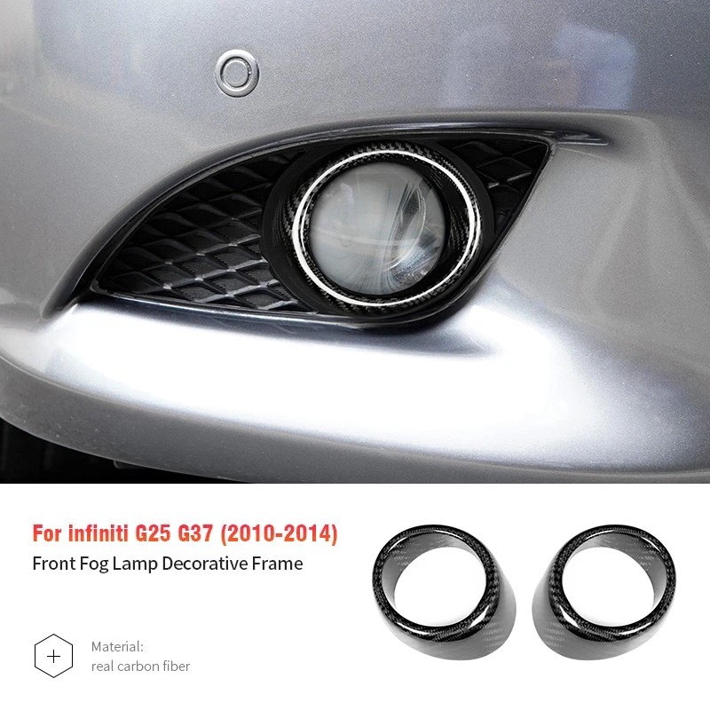Carbon Fiber Front Fog Light Trim Frame high quality Carbon Fiber Front Fog Light Trim Frame high quality