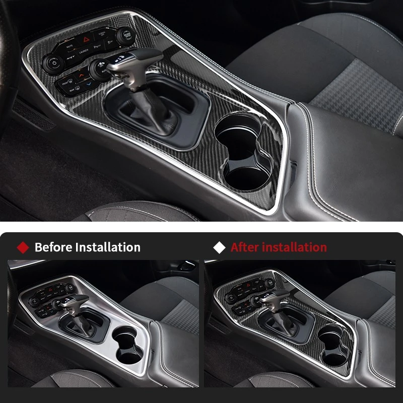 Carbon Fiber Center Shift Panel Trim For Dodge Challenger suppliers Carbon Fiber Center Shift Panel Trim For Dodge Challenger suppliers