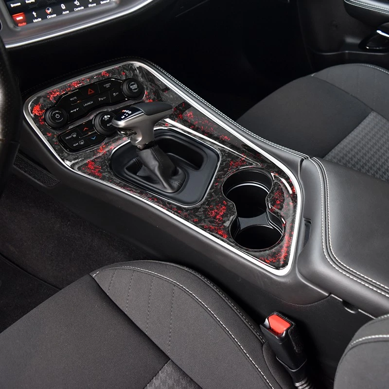 Carbon Fiber Center Shift Panel Trim For Dodge Challenger best Carbon Fiber Center Shift Panel Trim For Dodge Challenger best