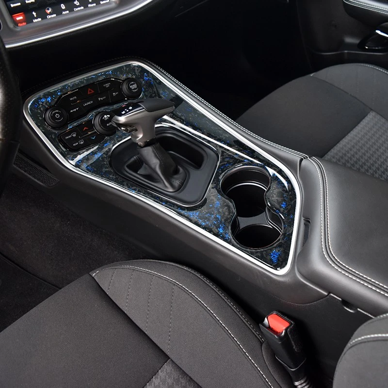 Carbon Fiber Center Shift Panel Trim For Dodge Challenger factory Carbon Fiber Center Shift Panel Trim For Dodge Challenger factory