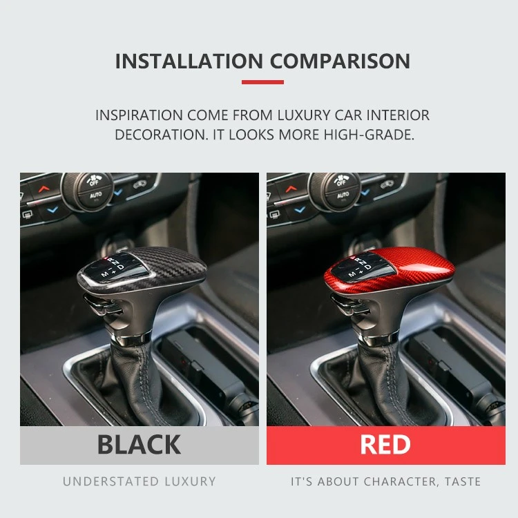 Carbon Fiber Gear Shift Knob Cover For Dodge Challenger price Carbon Fiber Gear Shift Knob Cover For Dodge Challenger price