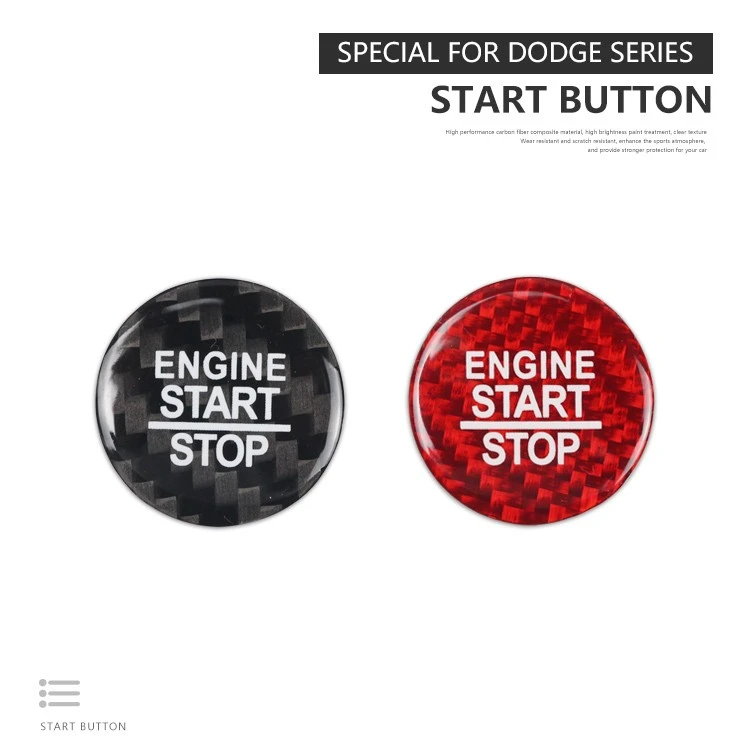 Carbon Fiber Start Button Cover high quality Carbon Fiber Start Button Cover high quality