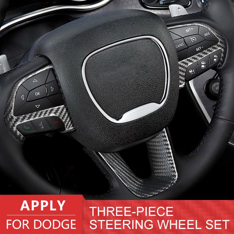 Carbon Fiber Steering Wheel Trim Set