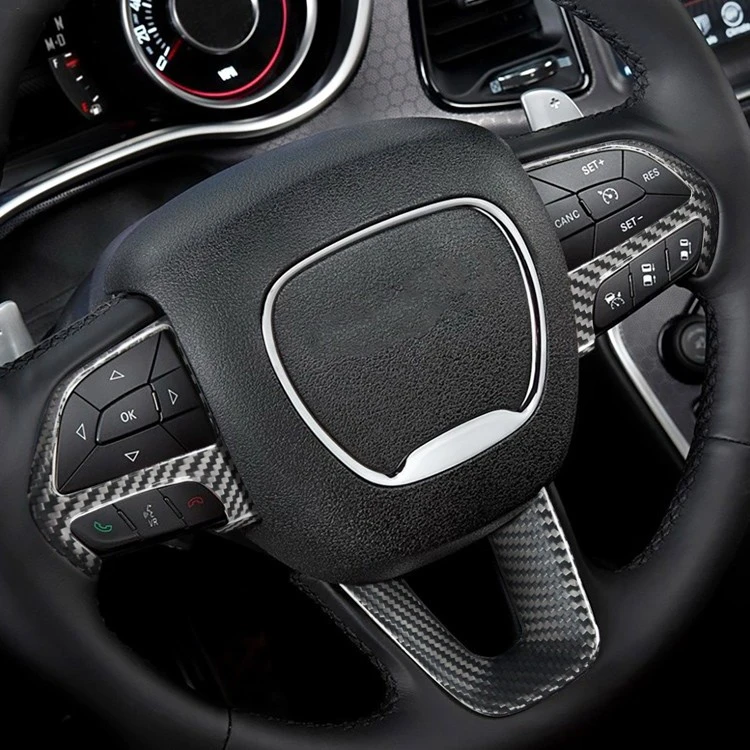 Carbon Fiber Steering Wheel Trim Set high quality