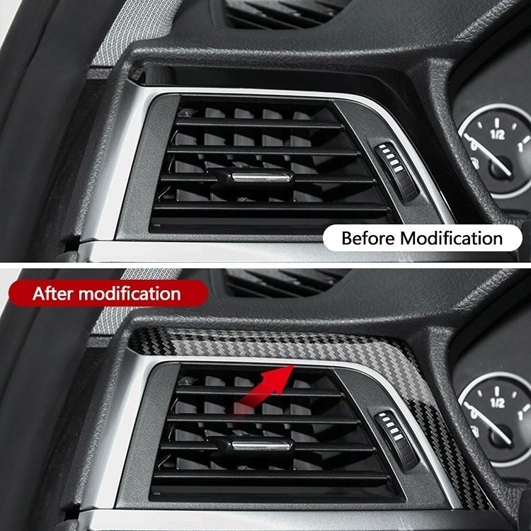 Real Carbon Fiber Air Vent Trim Frames For BMW factory