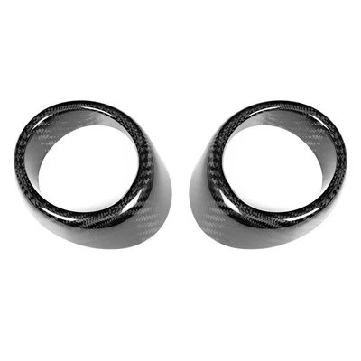 Carbon Fiber Front Fog Light Trim Frame